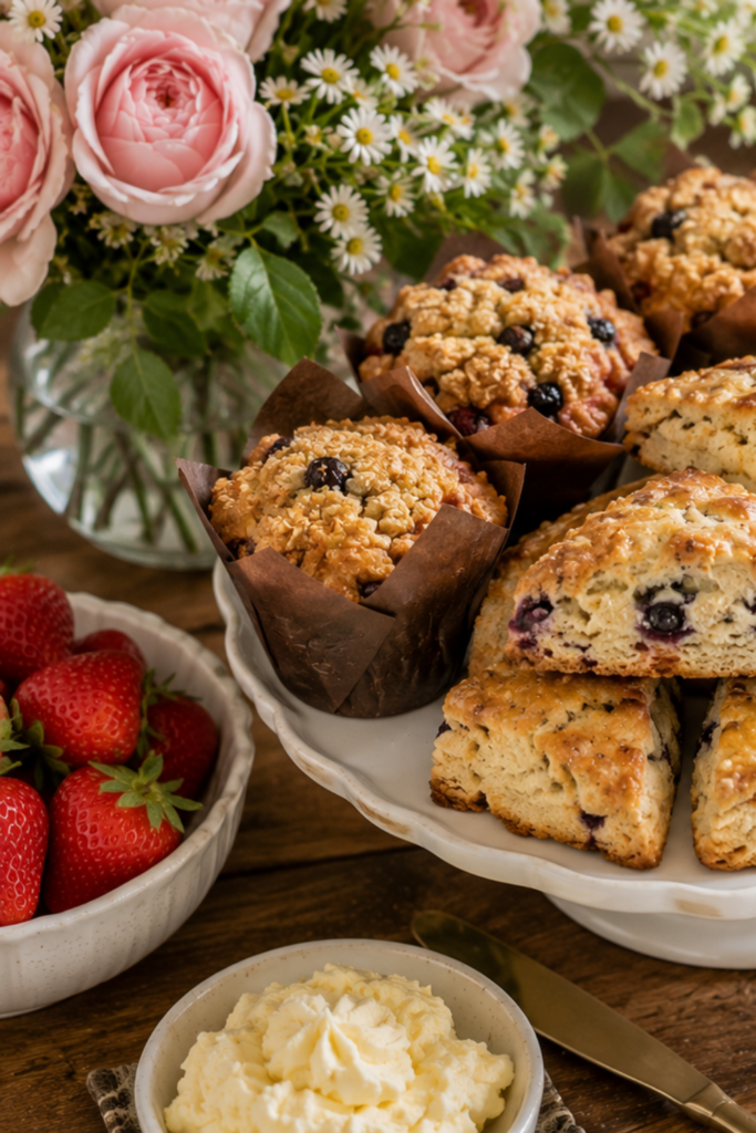 Mother's Day Brunch Table Spread